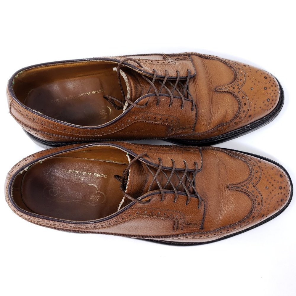 Vintage Florsheim Imperial Kenmoor 93602 V Cleat - Picture 4 of 11